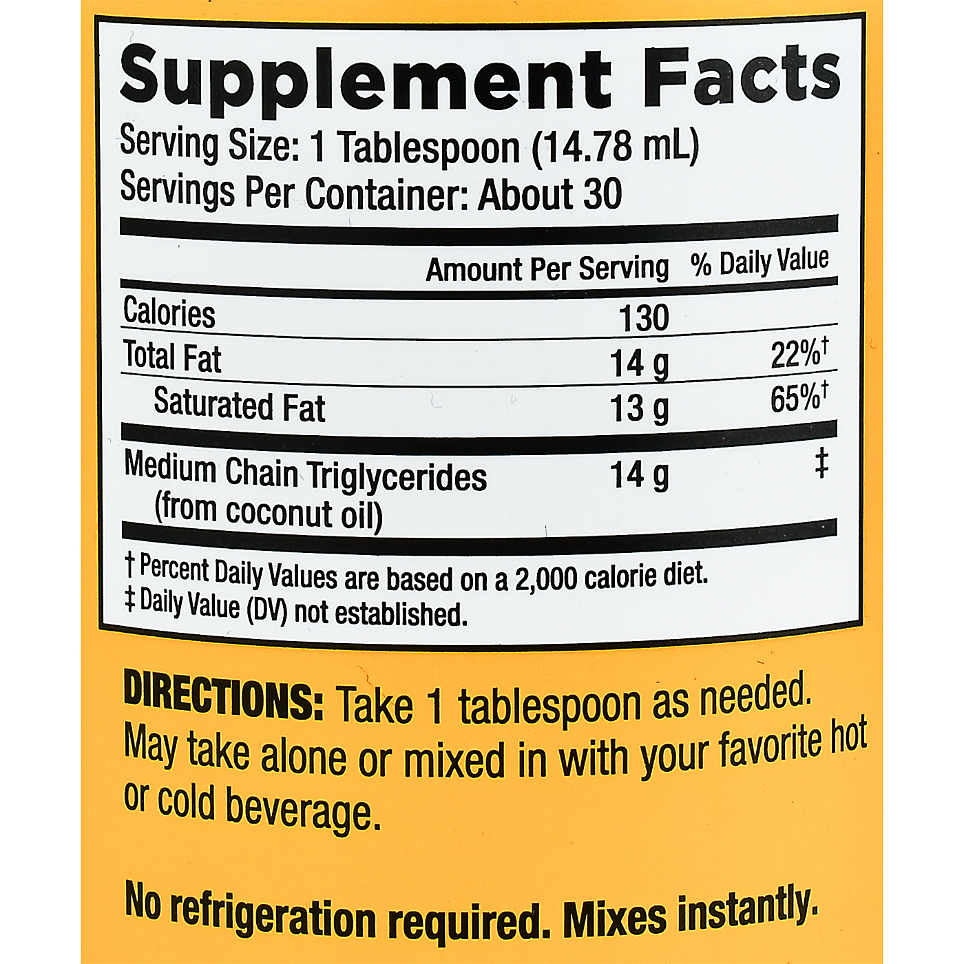 Ketogenic MCT Oil Dietary Supplement 2