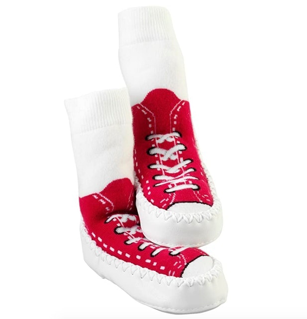 Moccasin Style Slipper Socks 1