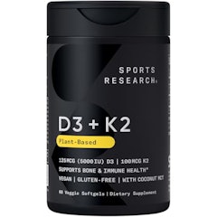 Vitamin D3 + K2 with Coconut MCT Oil