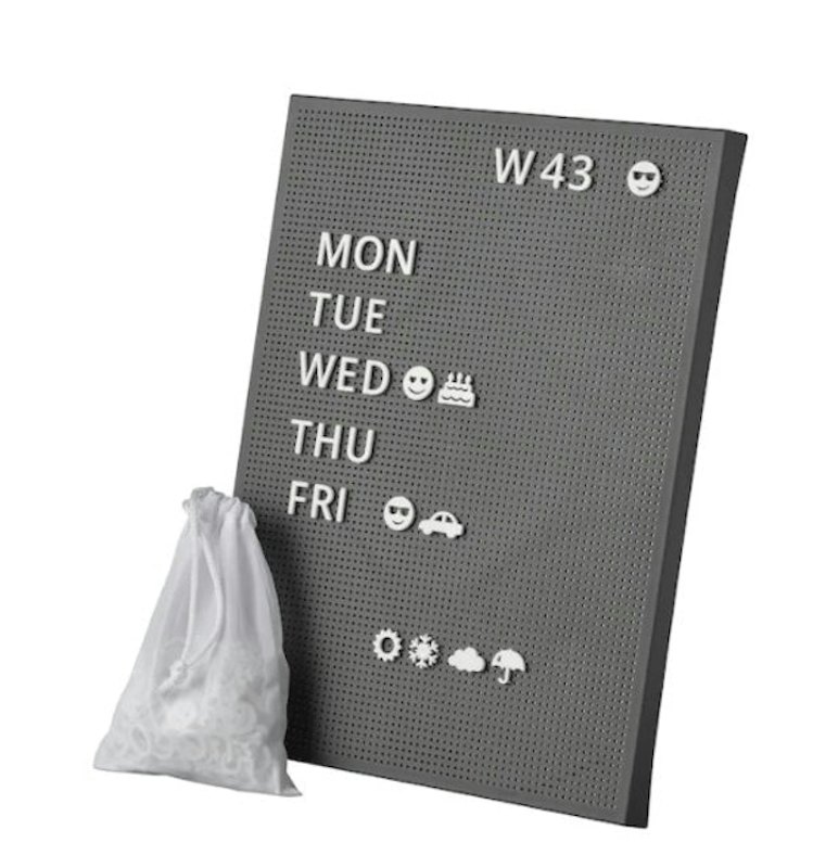 Svensås Pegboard With Letters 1
