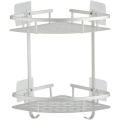 No Drilling Bathroom Corner Shelves