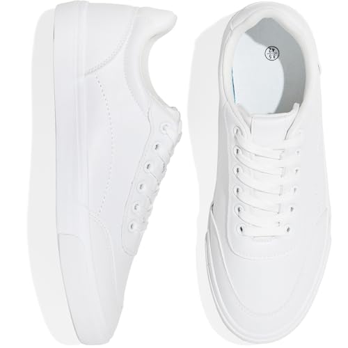 Men's White Low Top Sneaker 1