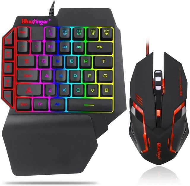 Gaming Keyboard and Backlit Mouse Combo 1