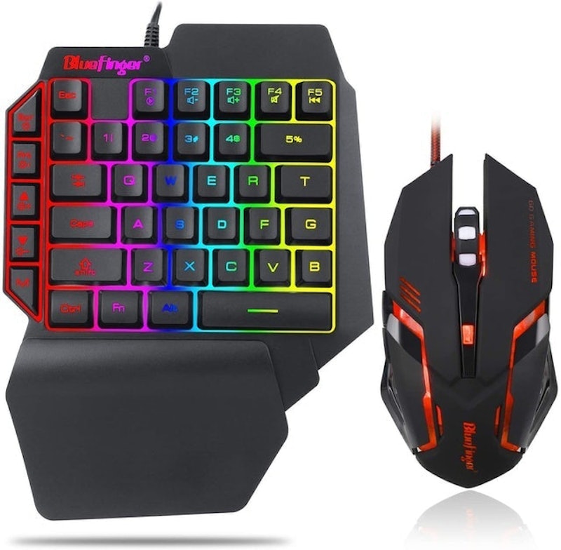 Gaming Keyboard and Backlit Mouse Combo 1