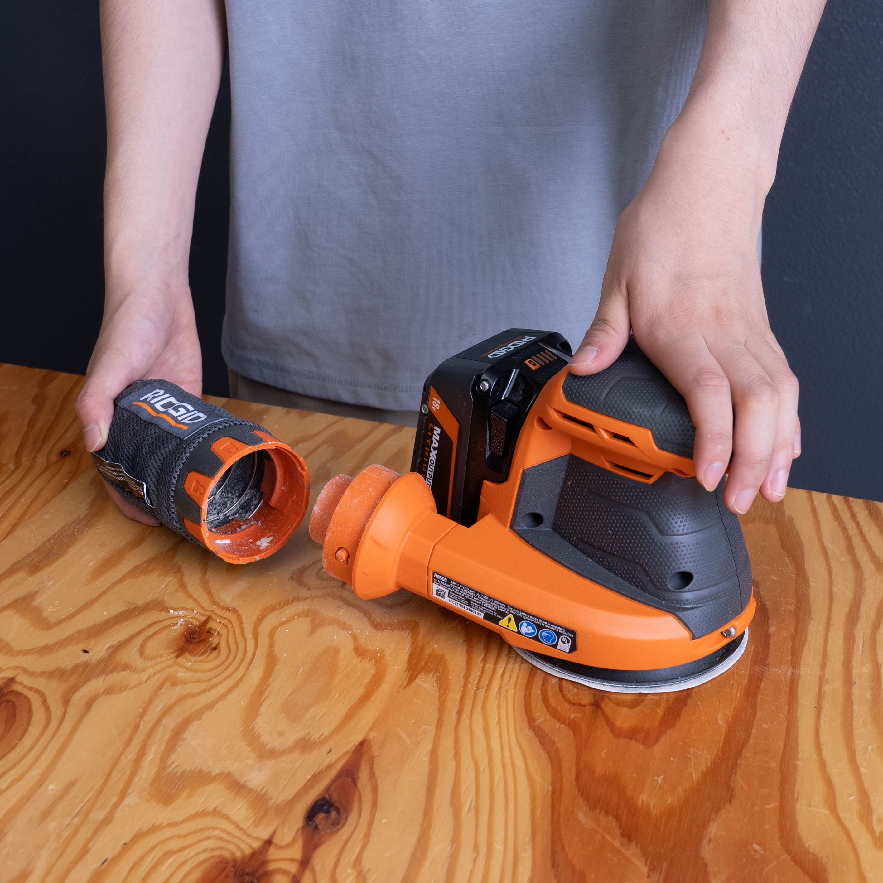 Ridgid Random Orbit Sander 7