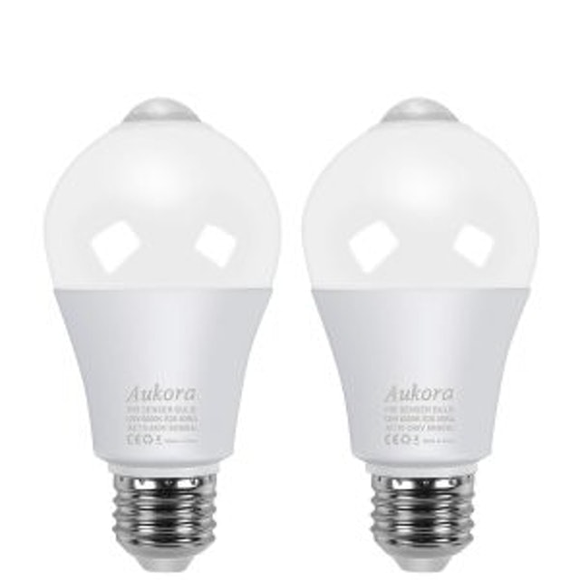 Motion Sensor Light Bulbs (2 Pack) 1