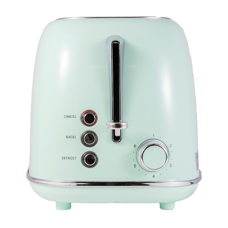 2 Slice Stainless Steel Toaster Retro 2