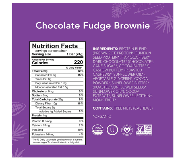 Organic Protein Bars 2