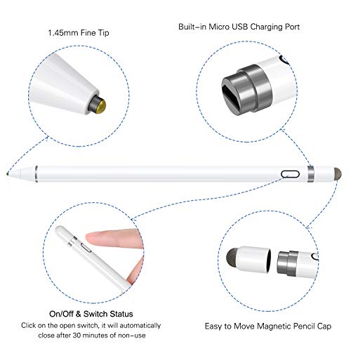 Active Stylus Pen Compatible for iOS&Android Touch Screens 2