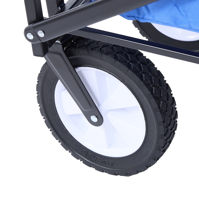 Collapsible Folding 150 Pound Capacity Outdoor Camping Garden Utility Wagon Yard Cart 6