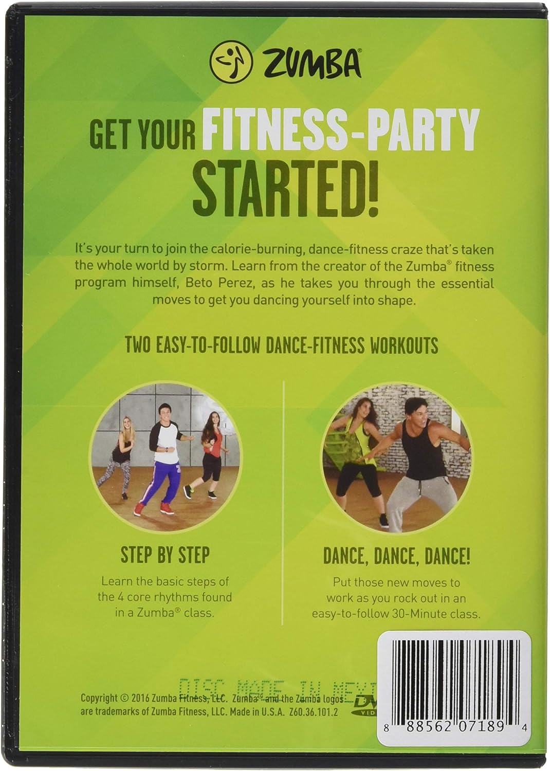 Zumba 101 Can't Dance? DVD 2