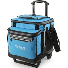 Titan Deep Freeze Collapsible Rolling Cooler