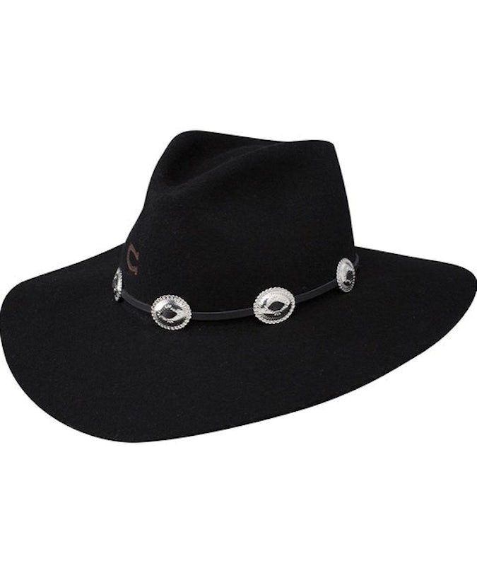Women's Traveler Concho Black Hat 1
