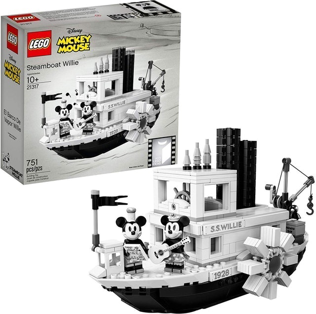 Ideas Disney Steamboat Willie Building Kit 1