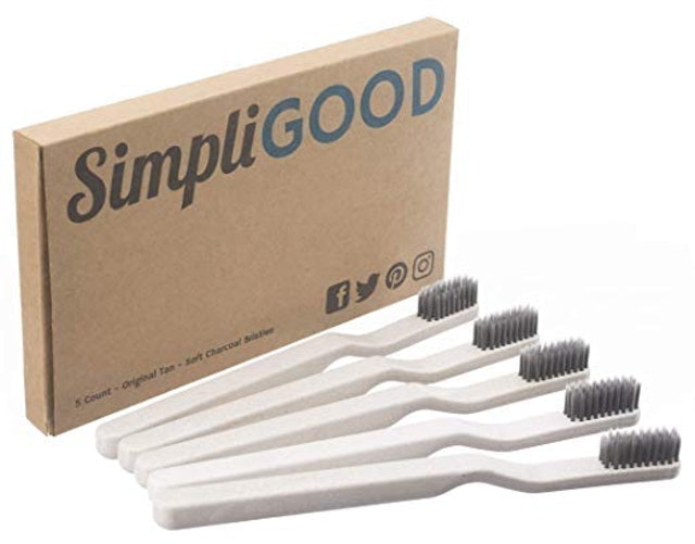SimpliGood Plant-Based Plastic Toothbrushes 1
