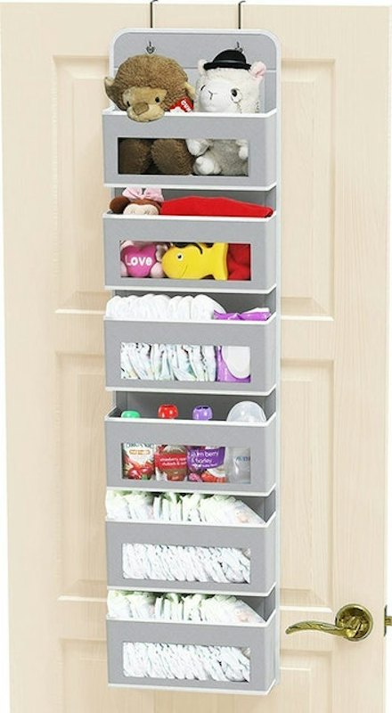 6 Clear Window Pocket Over the Door Organizer 1