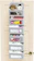 Simple Houseware 6 Clear Window Pocket Over the Door Organizer 1