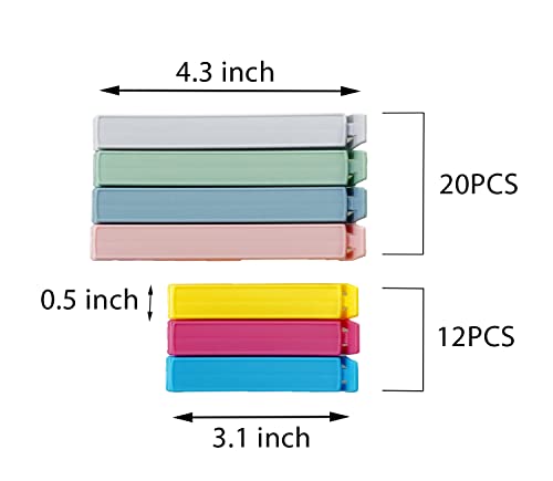 32 PCS Plastic Chip Clips 2