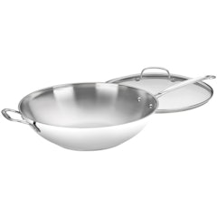 Chef's Classic Stainless Stir-Fry Pan