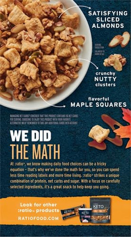 Trio Maple Almond Crunch Cereal 2