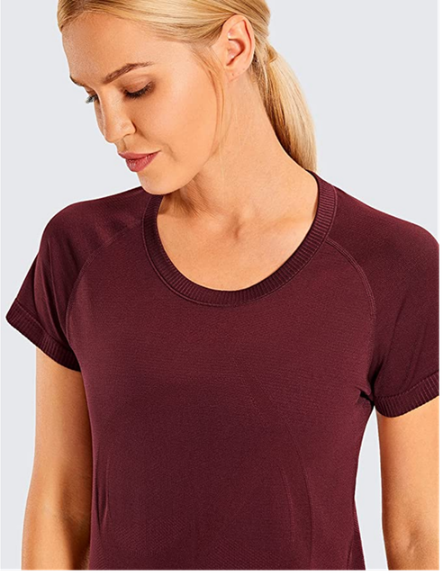 Seamless Short Sleeve Workout Shirt 2