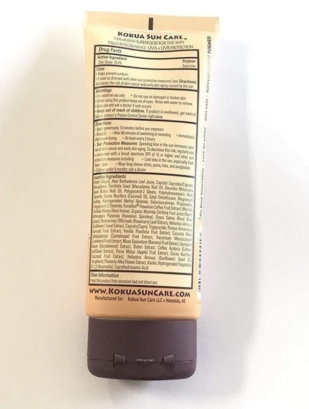 Hawaiian Natural Zinc Sunscreen 2