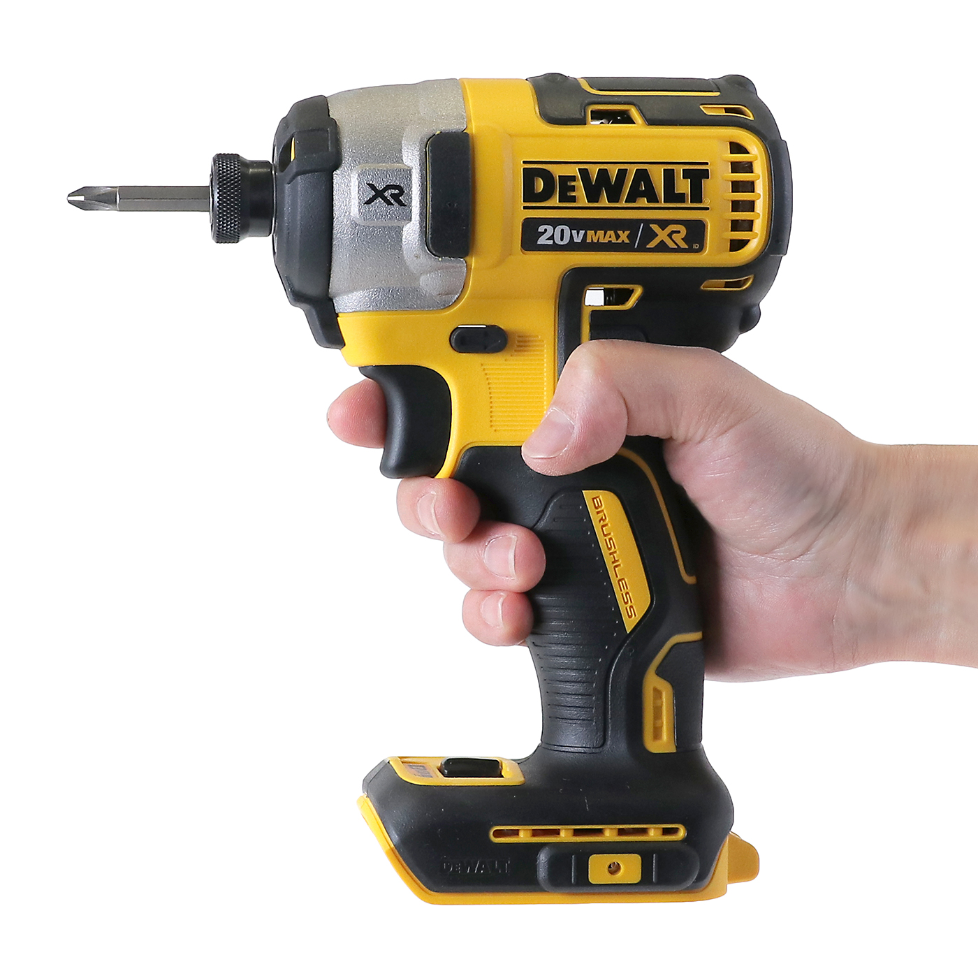 20V MAX XR Li-Ion Brushless 0.25" 3-Speed Impact Driver with DCB200C Battery Pack & Charger 5