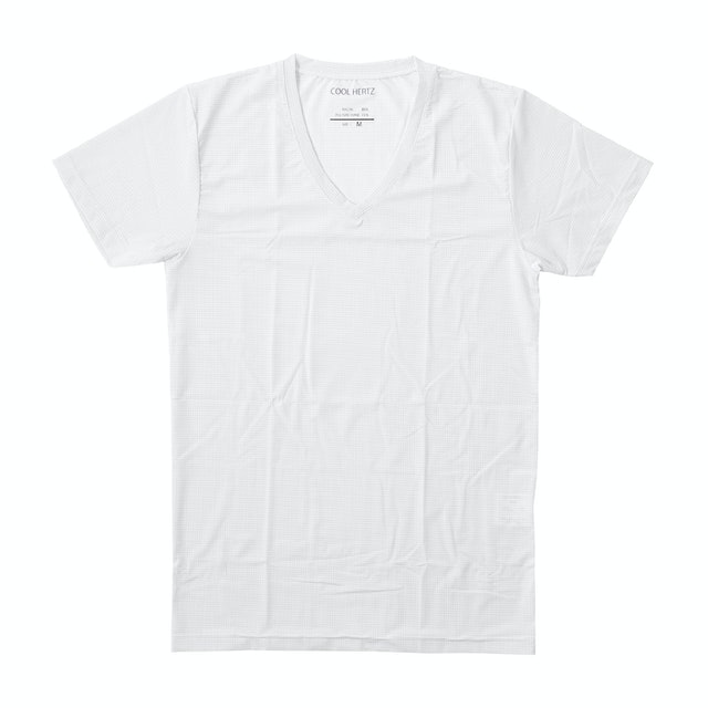 COOL HERTZ V-Neck Short Sleeve Undershirt 4