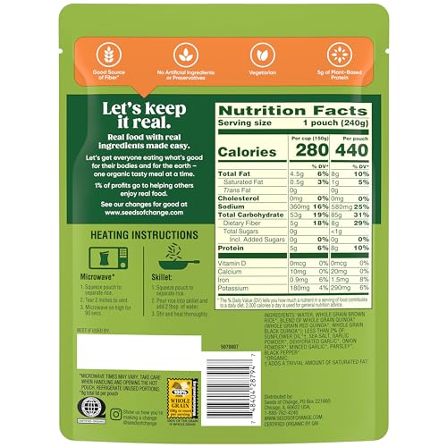 Certified Organic Quinoa & Brown Rice with Garlic 2