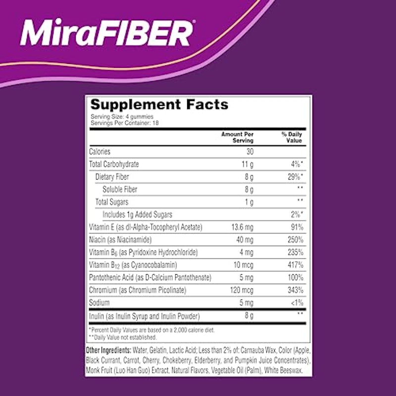 MiraFIBER Gummies 3