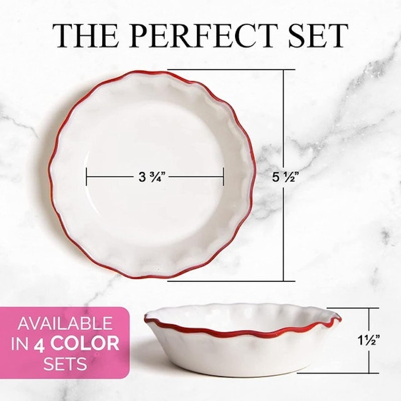 Porcelain Ceramic Individual Pie Pans 2