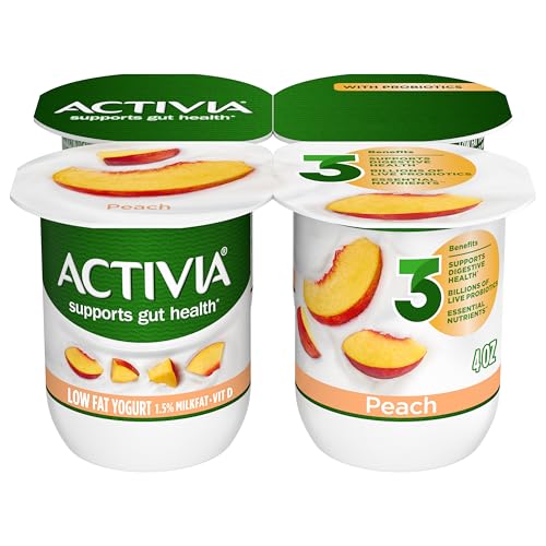 Peach Probiotic Lowfat Yogurt 1