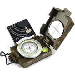 Multifunctional Military Metal Sighting Navigation Compass