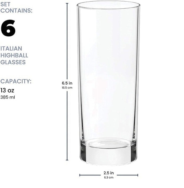 Italian Highball Glasses 3
