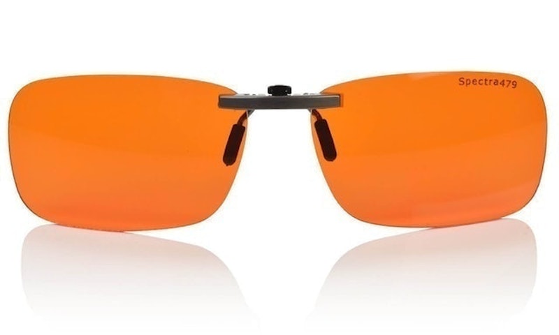 Clip-on Blue Blocking Amber Lenses for Sleep 1