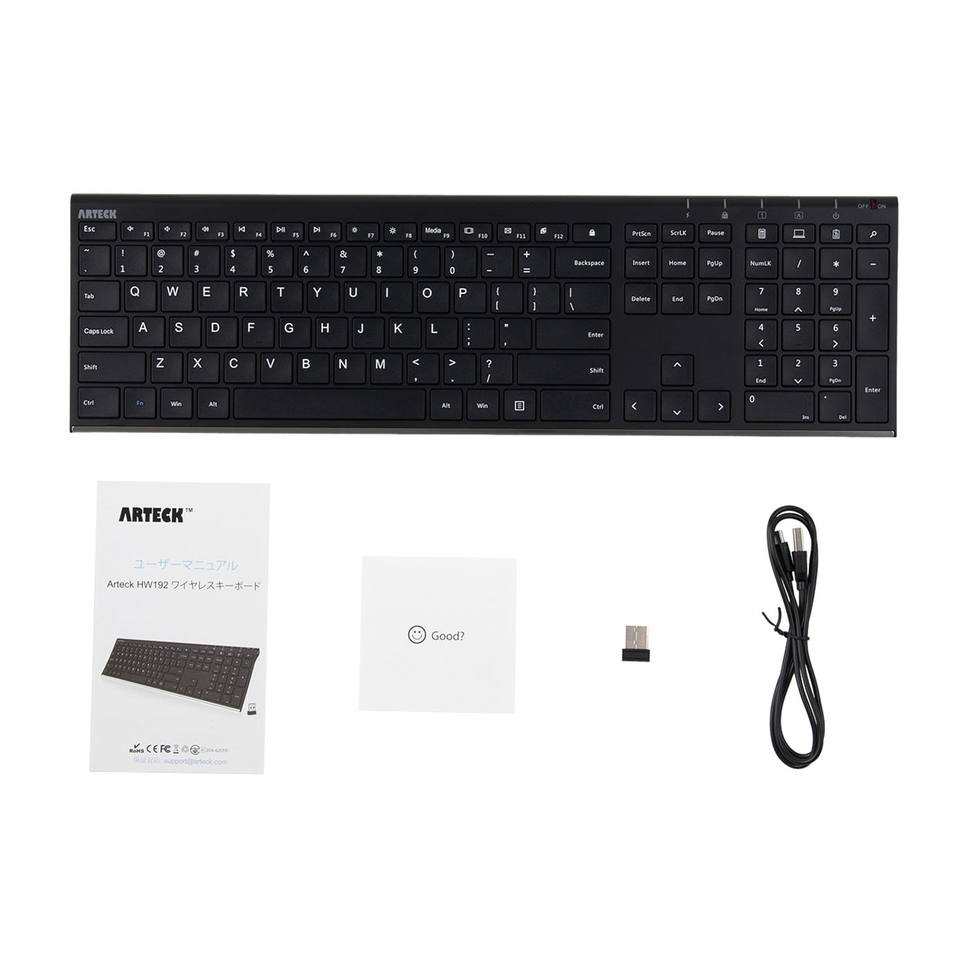 Stainless 2.4G Wireless Keyboard 5