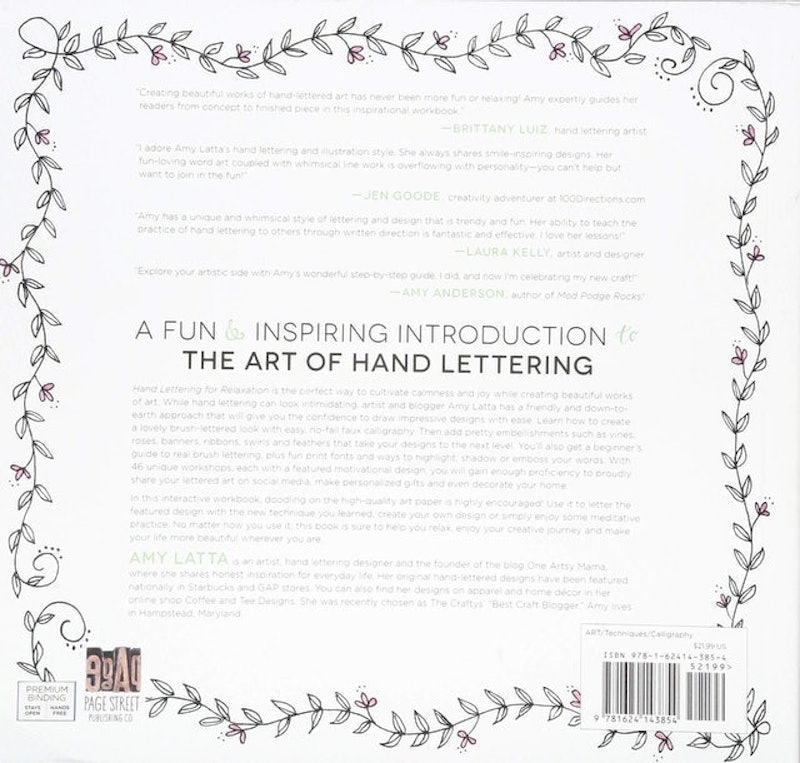 Hand Lettering for Relaxation: An Inspirational Workbook 2
