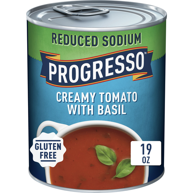 Reduced Sodium Creamy Tomato With Basil Soup 1