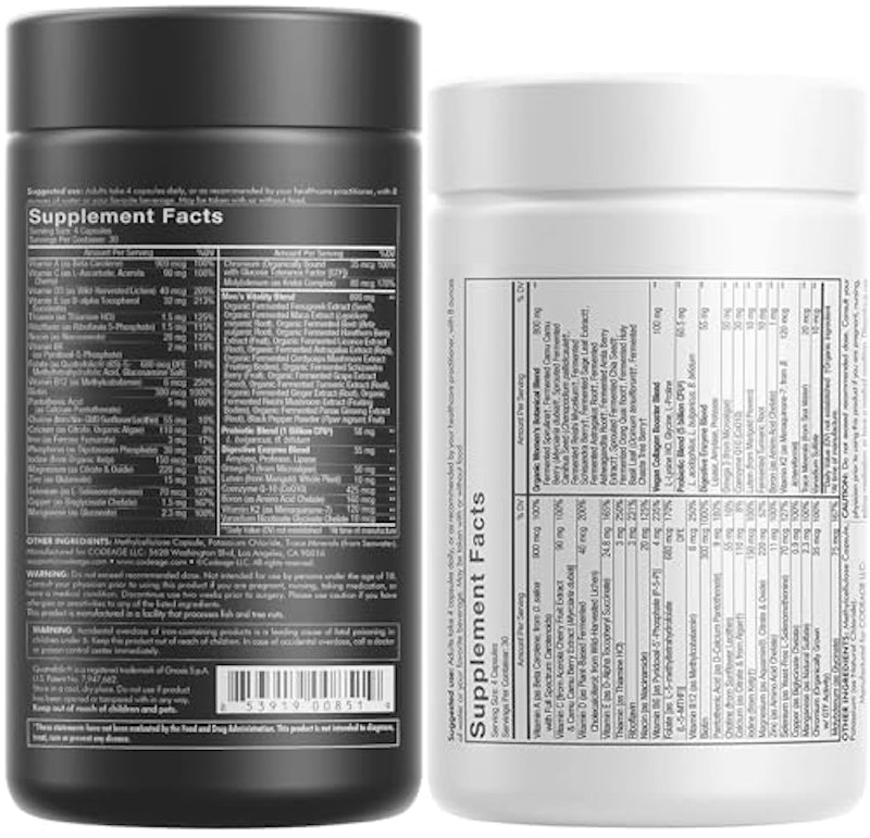 Daily Multivitamin Bundle: Women's & Men's Multivitamins 2