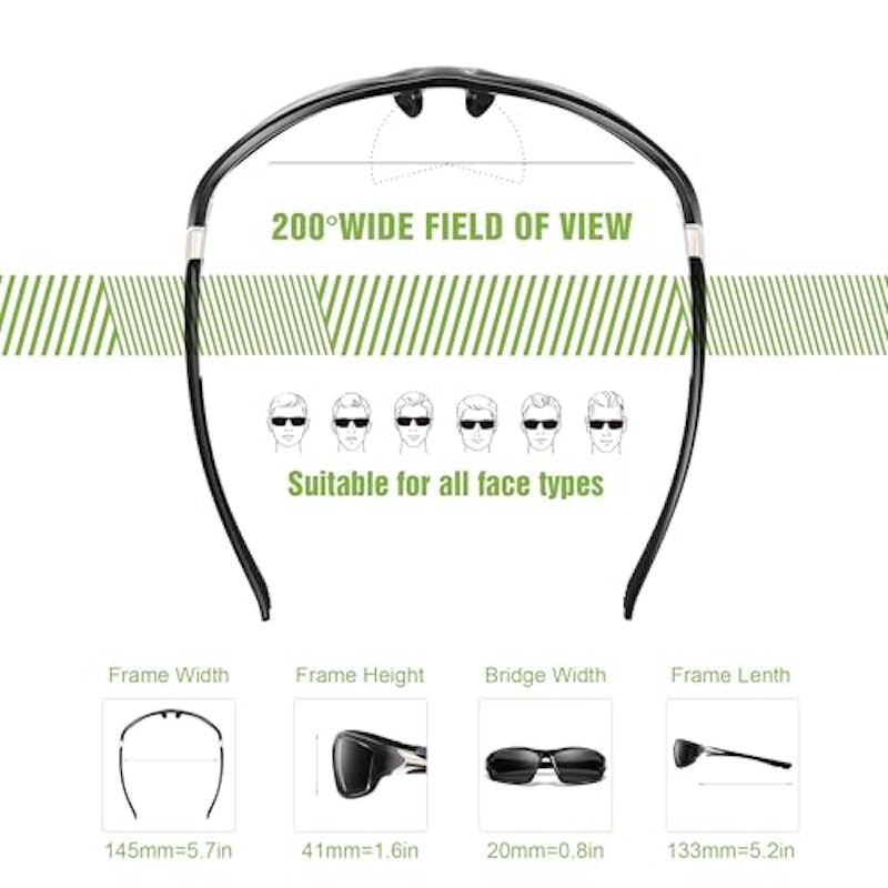 3-Pack Polarized Sports Sunglasses for Men 2