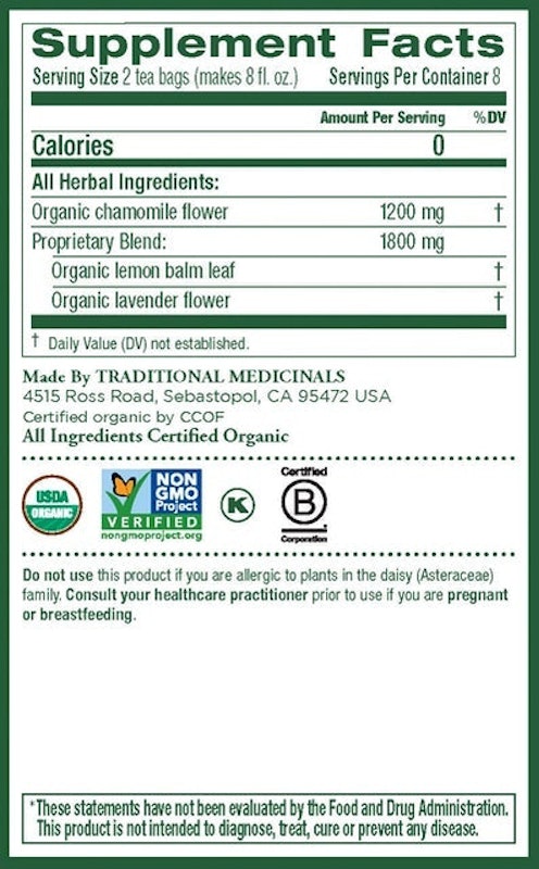 Organic Chamomile with Lavender Herbal Tea 2