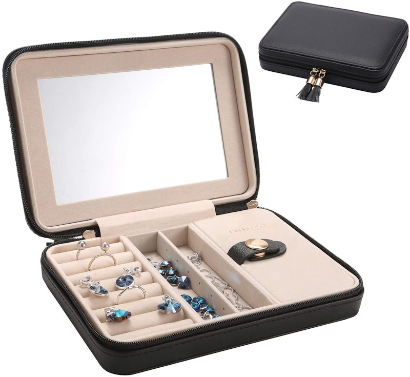 Faux Leather Travel Jewelry Box 1