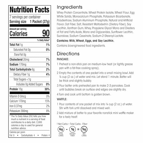 Protein Pancake & Waffle Mix 2