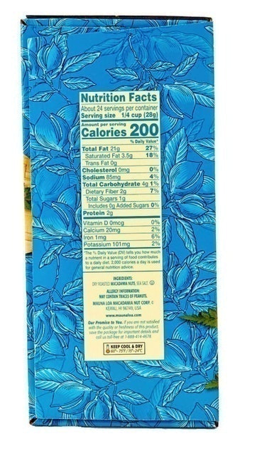 Dry Roasted Macadamia Nuts With Sea Salt Box Set 2