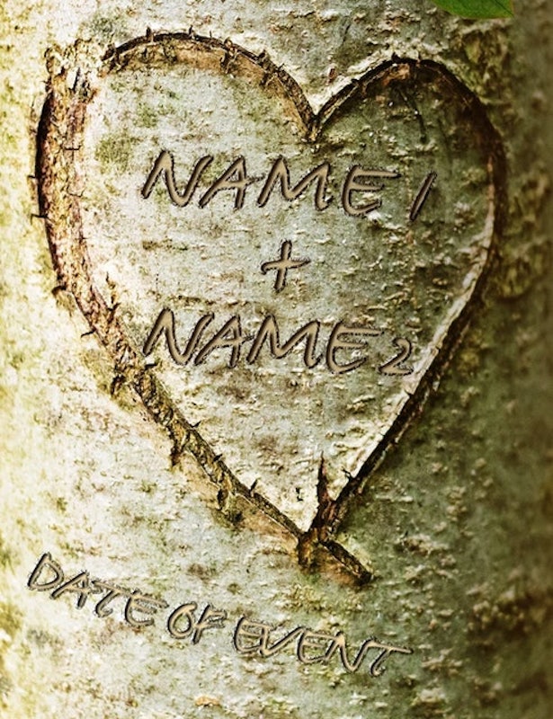 "Heart in Heart" Personalized Artwork 2
