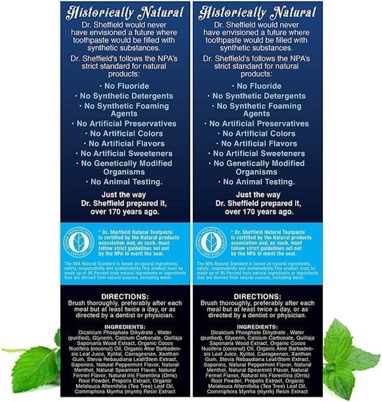 Certified Natural Toothpaste 2