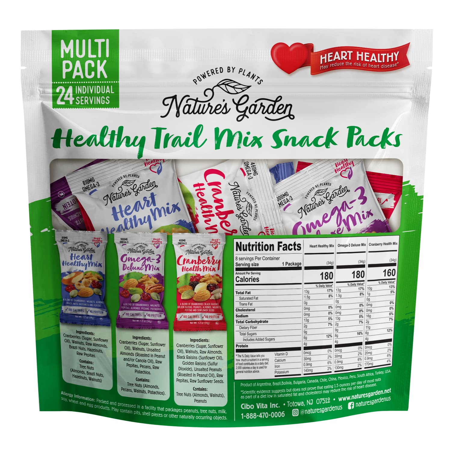 Healthy Trail Mix Snack Packs 2