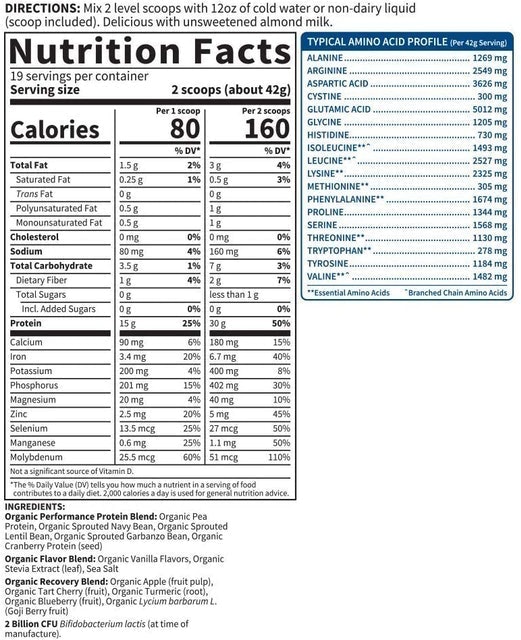 Organic Plant-Based Protein 2