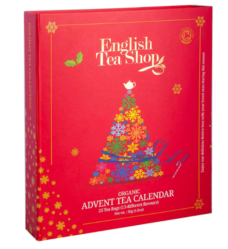 Organic Book Style Red Advent Calendar 2