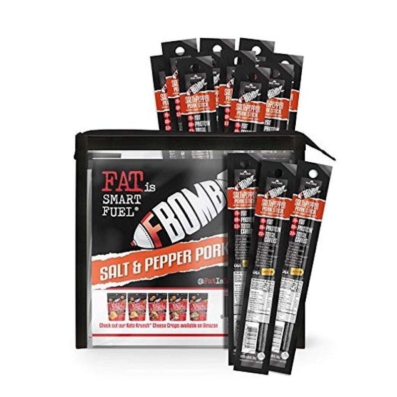 Keto Meat Sticks, Salt and Pepper Pork 1